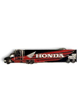 Honda Demo Tour 08 Enamel Pin Semi Truck Tractor Trailer Motorcycle Promo Lapel